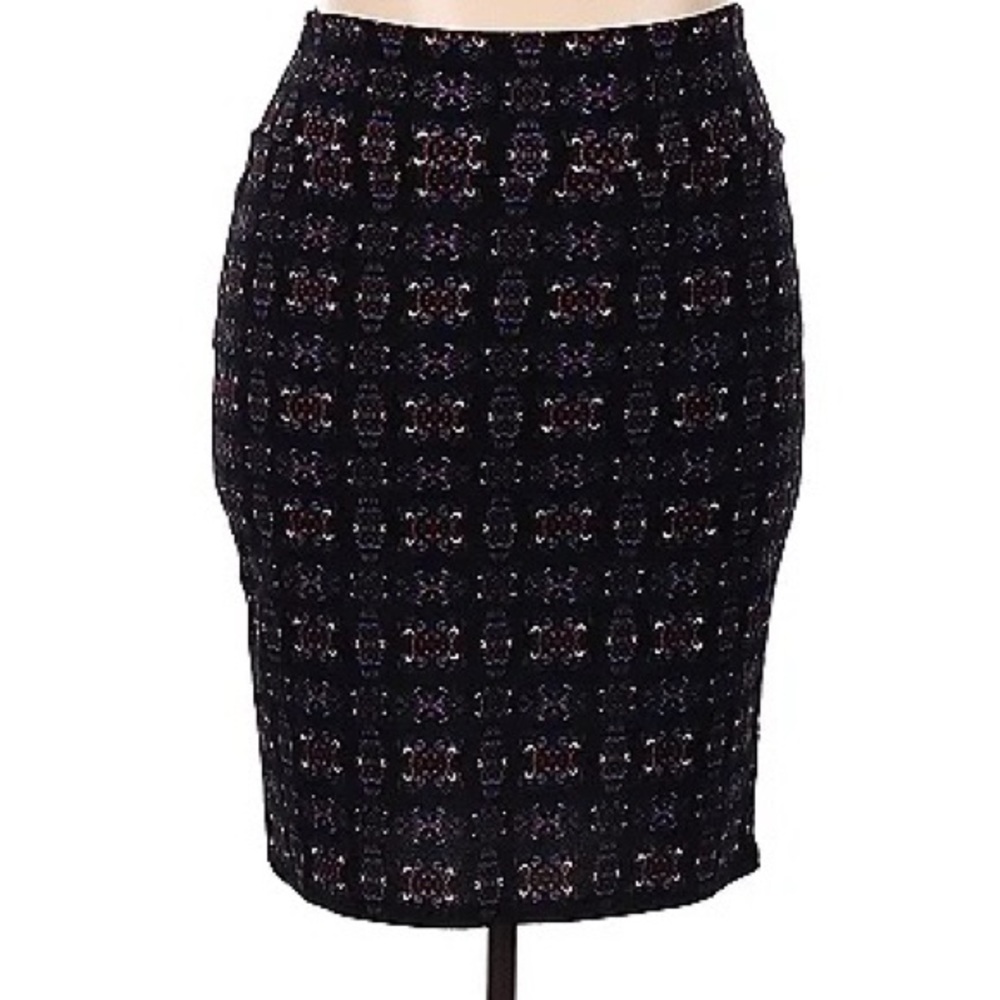 Lularoe Black Fitted Skirt 2X